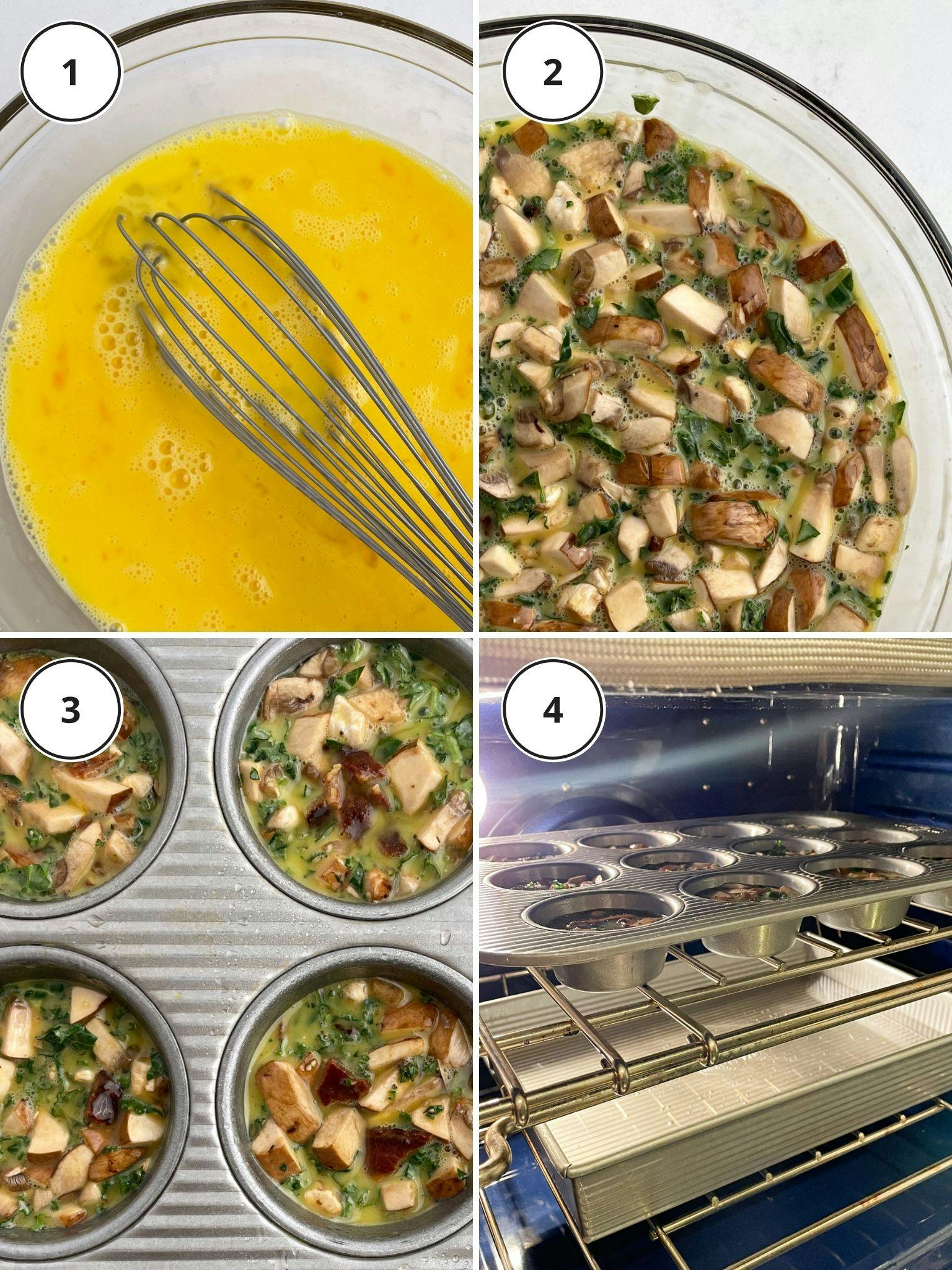Step by step process of the recipe.